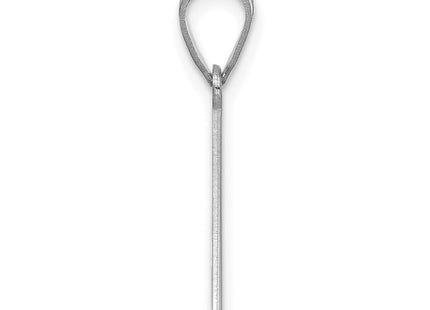 14k White Gold Pendants Style XNA1471W - Classique Jewelry Inc.