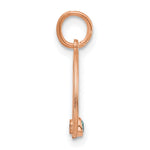 14K Rose gold Initial with Birthstone Charm view