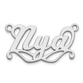 Sterling Silver / Rhodium-Plated