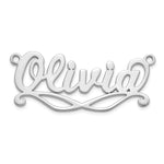 Sterling Silver/Gold-Plated Sunglass Name Plate view 18