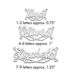 Sterling Silver/Gold-Plated Sunglass Name Plate view 16