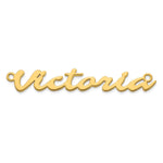 10k Rose Gold Name Plate view 24