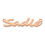 10k Rose Gold Name Plate view 28