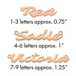 10k Rose Gold Name Plate view 26