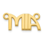 10k White Gold Name Plate view 22