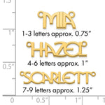 10k White Gold Name Plate view 25