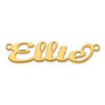 10k Yellow Gold Name Plate view 18