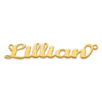 10k Yellow Gold Name Plate view 19
