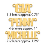 Atlantico Font Custom Name Plate Necklace view 1