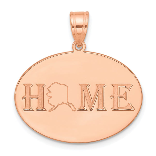 14k Rose Gold Pendants Style XNA1517R - Classique Jewelry Inc.