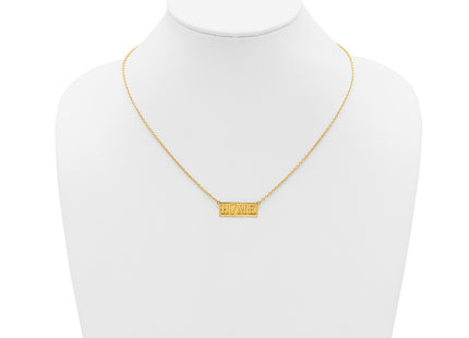 SS/Gold Plated Jewelry Style XNA1518GP - Classique Jewelry Inc.