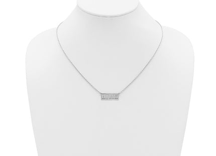 Sterling silver necklace, another view