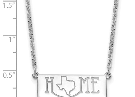 Sterling Silver/Rhodium-plated HOME/STATE Necklace (Style XNA1519SS)