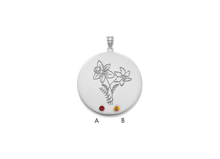 14k White Gold Pendants Style XNA1521 - Classique Jewelry Inc.