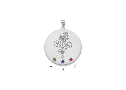 14k White Gold Pendants Style XNA1521 - Classique Jewelry Inc.