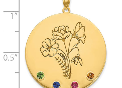 14k Yellow Gold Pendants Style XNA1521 - Classique Jewelry Inc.