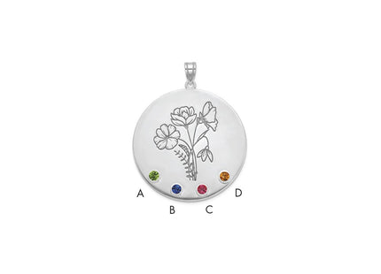 14k White Gold Pendants Style XNA1521 - Classique Jewelry Inc.