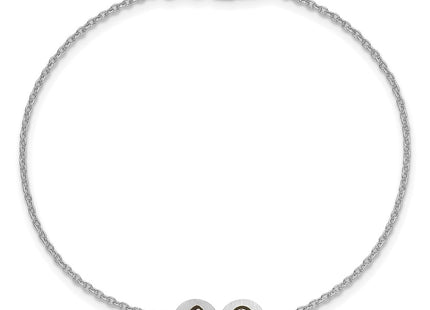 14k White Gold Bracelets Style XNA1522 - Classique Jewelry Inc.
