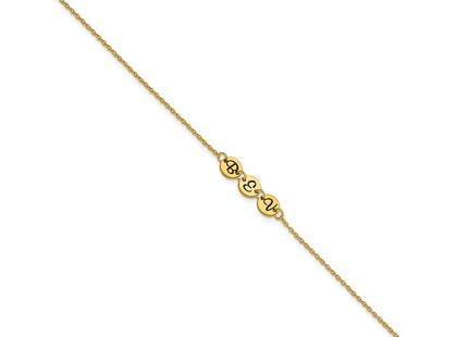 14k Yellow Gold Bracelets Style XNA1522 - Classique Jewelry Inc.