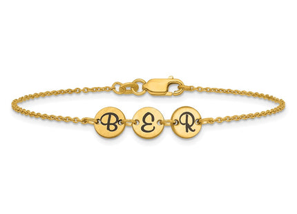 14k Yellow Gold Bracelets Style XNA1522 - Classique Jewelry Inc.