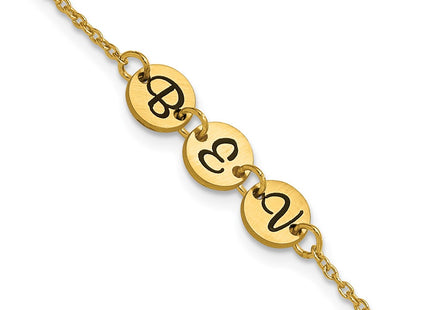 14k Yellow Gold Bracelets Style XNA1522 - Classique Jewelry Inc.