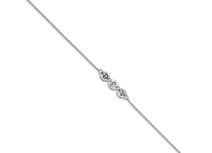 14k White Gold Bracelets Style XNA1522 - Classique Jewelry Inc.