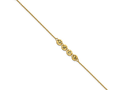 14k Yellow Gold Bracelets Style XNA1522 - Classique Jewelry Inc.