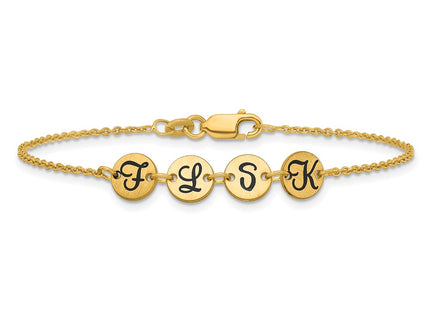14k Yellow Gold Bracelets Style XNA1522 - Classique Jewelry Inc.