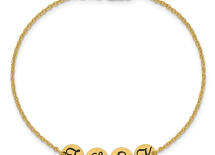 14k Yellow Gold Bracelets Style XNA1522 - Classique Jewelry Inc.