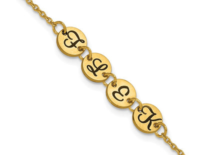 14k Yellow Gold Bracelets Style XNA1522 - Classique Jewelry Inc.