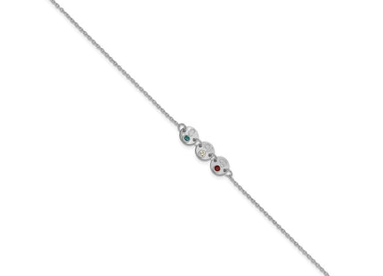14k White Gold Bracelets Style XNA1523 - Classique Jewelry Inc.