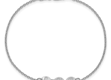 14k White Gold Bracelets Style XNA1523 - Classique Jewelry Inc.