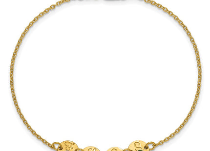 14k Yellow Gold Bracelets Style XNA1523 - Classique Jewelry Inc.