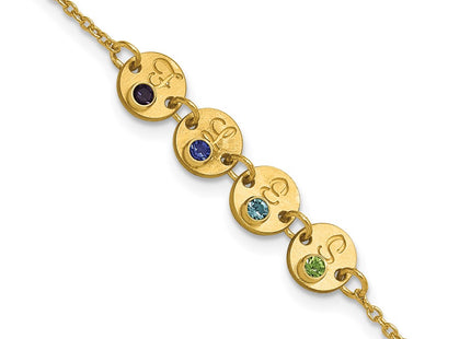 14k Yellow Gold Bracelets Style XNA1523 - Classique Jewelry Inc.