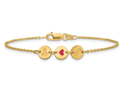 SS/Gold Plated Bracelets Style XNA1524GP - Classique Jewelry Inc.