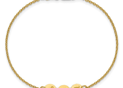 SS/Gold Plated Bracelets Style XNA1524GP - Classique Jewelry Inc.