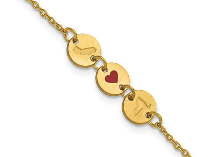 SS/Gold Plated Bracelets Style XNA1524GP - Classique Jewelry Inc.
