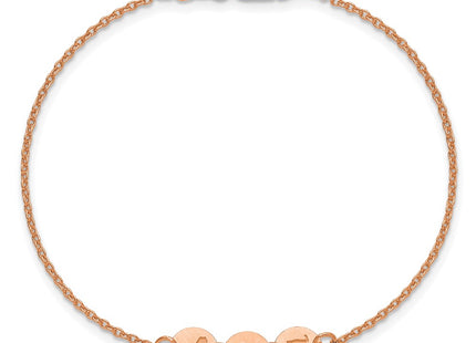 SS/Rose Plated Bracelets Style XNA1524RP - Classique Jewelry Inc.