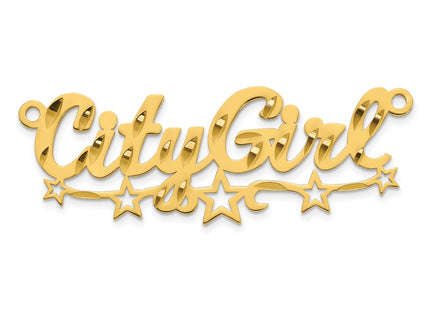 SS/Gold Plated Jewelry Style XNA1533GP - Classique Jewelry Inc.