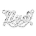 Sterling Silver / Rhodium-Plated