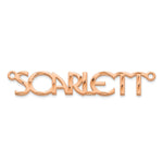 Sterling Silver/Rose-gold Diamond-cut Name Plate view 16