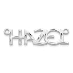 Sterling Silver/Rose-gold Diamond-cut Name Plate view 9
