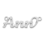 10k Rose Gold Diamond-cut Name Plate view 27