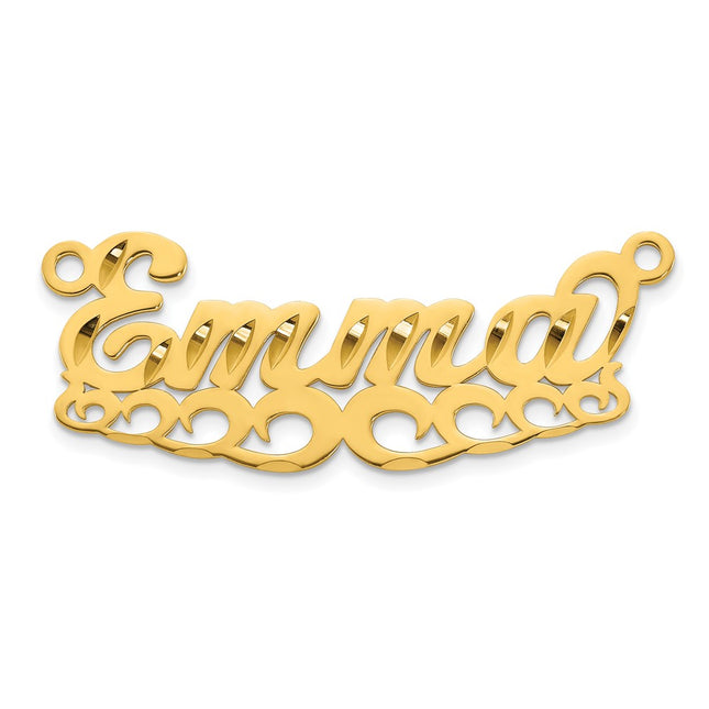 SS/Gold Plated Jewelry Style XNA1540GP - Classique Jewelry Inc.