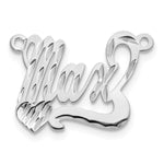 10k Yellow Gold Diamond-cut Heart Name Plate view 7