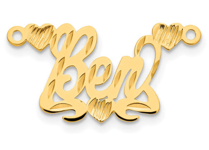 SS/Gold Plated Jewelry Style XNA164GP - Classique Jewelry Inc.