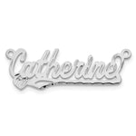10k Yellow Gold Diamond-cut Heart Name Plate view 9