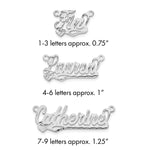 10k Yellow Gold Diamond-cut Heart Name Plate view 6
