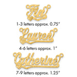 Sterling Silver/Rhod-plated Satin Diamond-cut Heart Name Plate view 4