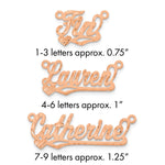 Sterling Silver/Rhod-plated Satin Diamond-cut Heart Name Plate view 3